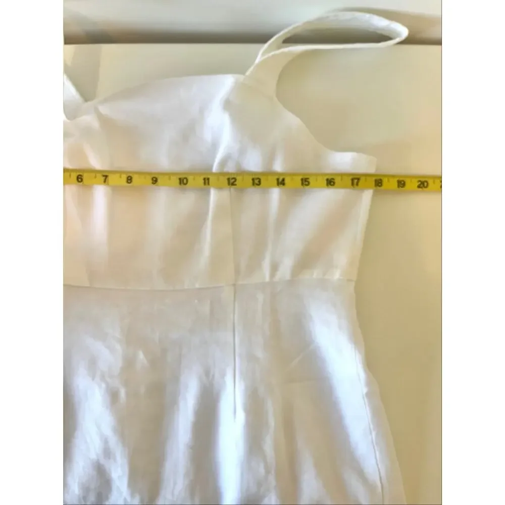 J. Crew Squareneck linen dress